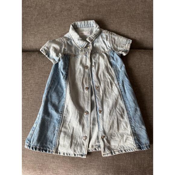 Zara Girls Denim Dress 2-3 Years Excellent Used Condition EUC - Picture 1 of 2
